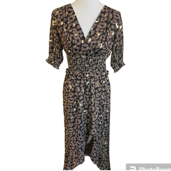 Express Animal Print Metallic Dress NWT - Picture 8 of 9